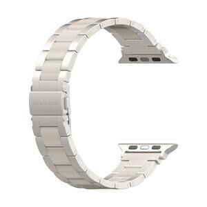 stainless steel with resin Watch Band Compatible Apple Watch Women's 38mm 40mm